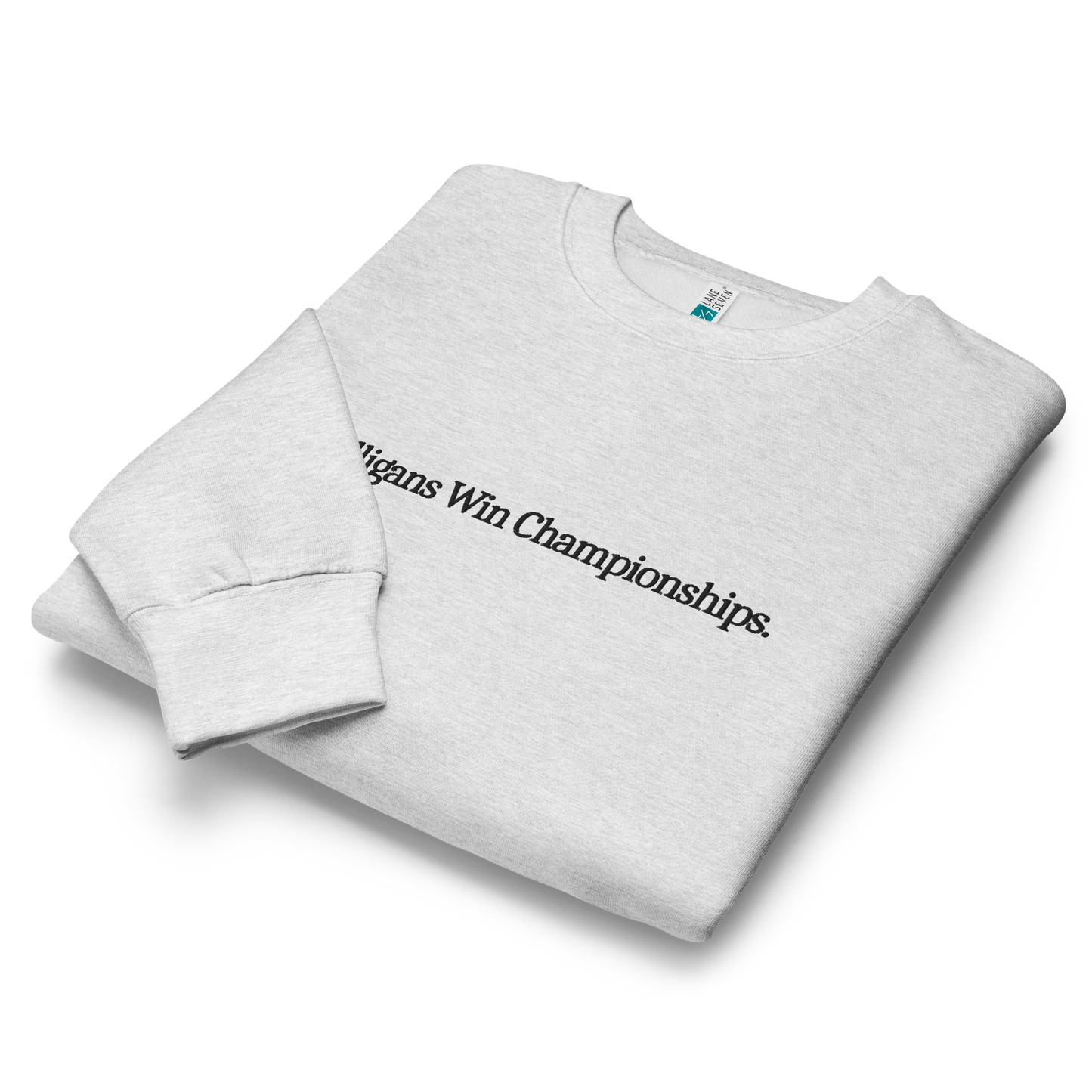 Mulligans Win Championships crew neck sweatshirt