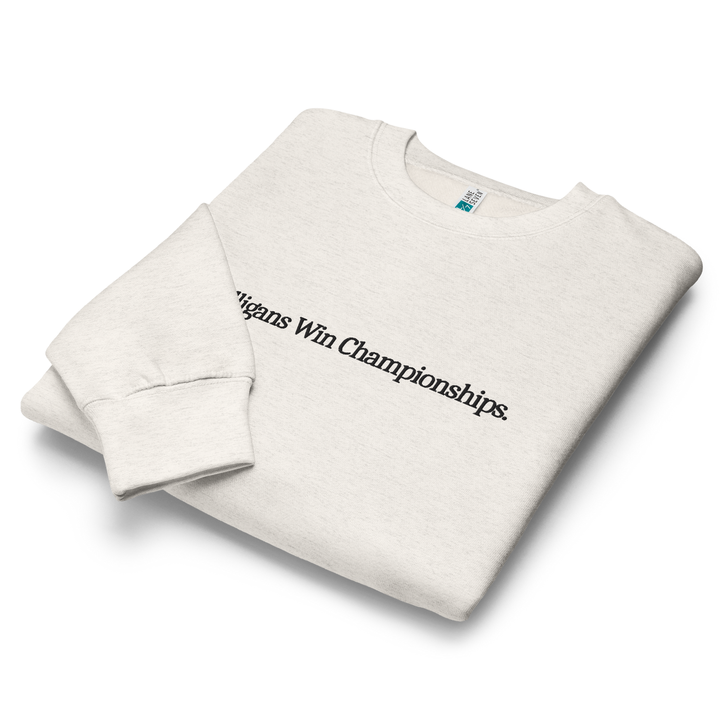 Mulligans Win Championships crew neck sweatshirt